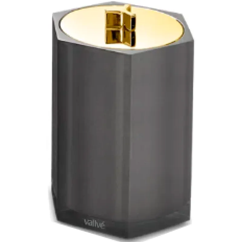 Porta cotonetes Hexa ouro PSL