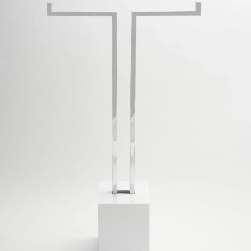 Ice papeleira piso(29 x 51 x 12 cm) Resina/Cromo